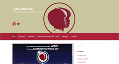 Desktop Screenshot of apenguatemala.org